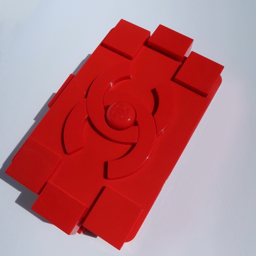 Chanel Red Lego Brick Bag